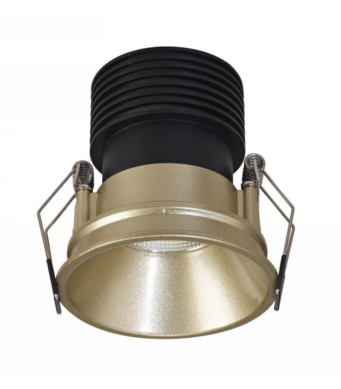 LED Recessed Downlight, Gold, 25 deg. Beam Angle, 760lm, 3000K, IP20, DRIVER NOT INC. - 6