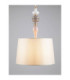 Damo Cylindrical Pendant Ceiling Light Antique Brass Soft Orange Brown E27 1x12W-5