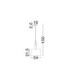 Damo Cylindrical Pendant Ceiling Light Antique Brass Soft Orange Brown E27 1x12W-6