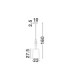 Damo Cylindrical Pendant Ceiling Light Soft Orange Brown E27 1x12W-7