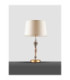 Damo Table Lamp with Round Tapered Shade Soft Orange Brown E27 1x12W-3