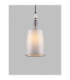 Damo 22cm Cylindrical Pendant Ceiling Light Matt Black Brown Grey E27 1x12W-5