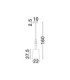 Damo 22cm Cylindrical Pendant Ceiling Light Matt Black Brown Grey E27 1x12W-7