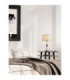 Damo Table Lamp with Round Tapered Shade Matt Black Brown Grey E27 1x12W-2