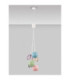 Meline Cluster Pendant Ceiling Light Sage Blue Pink Green Purple Yellow Matt White E14 6x5W-3