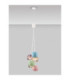 Meline Cluster Pendant Ceiling Light Sage Blue Pink Green Purple Yellow Matt White E14 6x5W-4