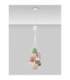 Meline Cluster Pendant Ceiling Light Sage Green Yellow Pink White Mocha Smokey Grey Purple Matt White E14 7x5W-4
