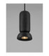 Parlo Slim Pendant Ceiling Light Stone Sandy Black GU10 1x10W-5