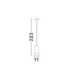 Parlo Slim Pendant Ceiling Light Stone Sandy Black GU10 1x10W-7