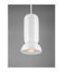 Parlo Slim Pendant Ceiling Light Shiny White Sandy White GU10 1x10W-5