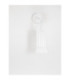 Parlo Dome Wall Lamp Shiny White Sandy White GU10 1x10W-6