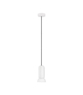 Parlo Slim Pendant Ceiling Light Sandy White Sandy White GU10 1x10W-1
