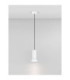 Parlo Slim Pendant Ceiling Light Sandy White Sandy White GU10 1x10W-4