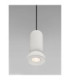 Parlo Slim Pendant Ceiling Light Sandy White Sandy White GU10 1x10W-5