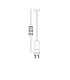 Parlo Slim Pendant Ceiling Light Sandy White Sandy White GU10 1x10W-6