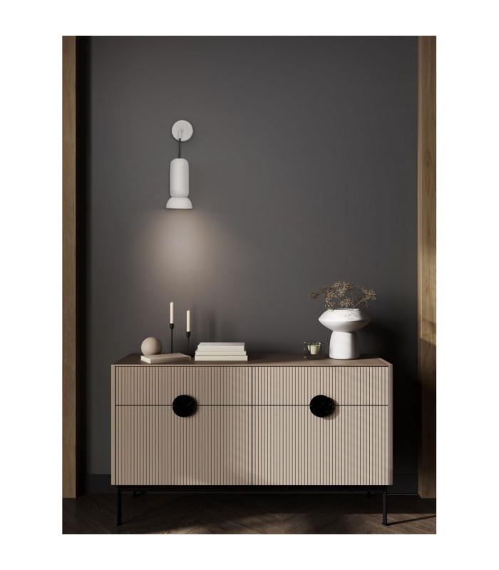 Parlo Dome Wall Lamp Sandy White Sandy White GU10 1x10W-2