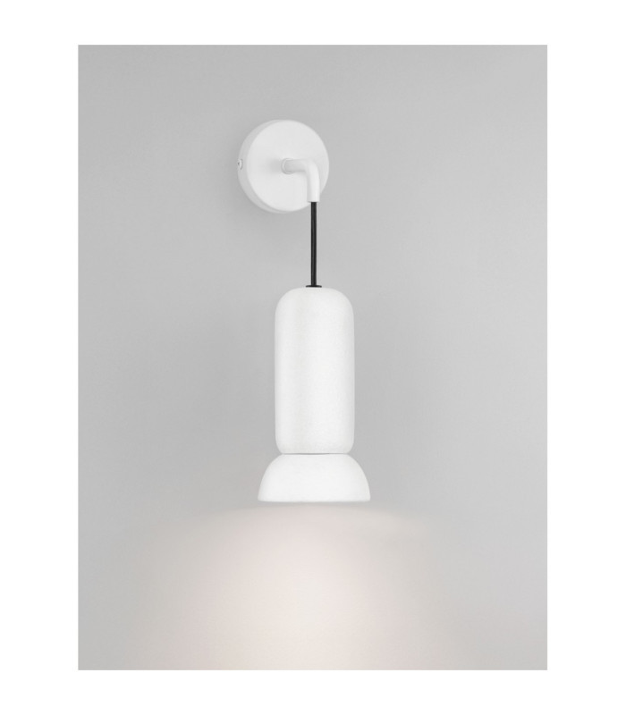 Parlo Dome Wall Lamp Sandy White Sandy White GU10 1x10W-4