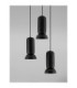 Parlo Cluster Pendant Ceiling Light Stone Sandy Black GU10 3x10W-6