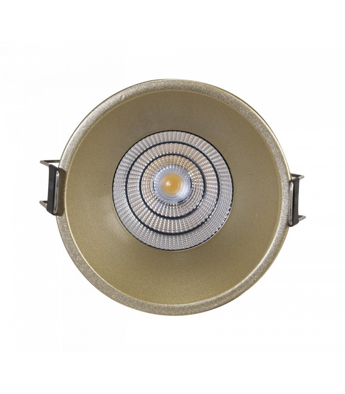 LED Recessed Downlight, Gold, 40 deg. Beam Angle, 760lm, 3000K, IP20, DRIVER NOT INC. - 7