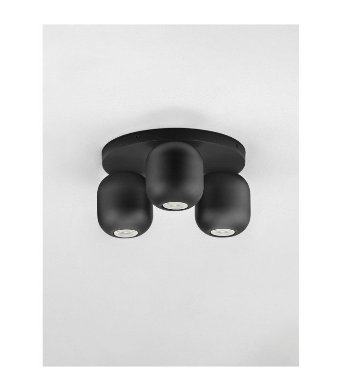 Marlin Ceiling Spotlight Clusters Sandy Black GU10 3x10W-3