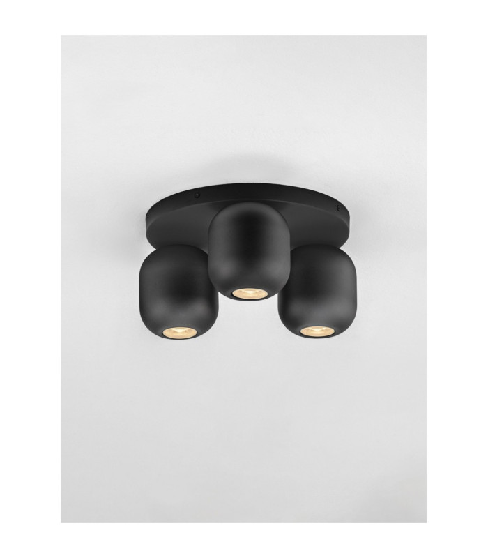 Marlin Ceiling Spotlight Clusters Sandy Black GU10 3x10W-4