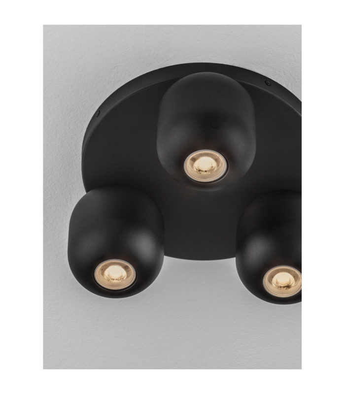 Marlin Ceiling Spotlight Clusters Sandy Black GU10 3x10W-6
