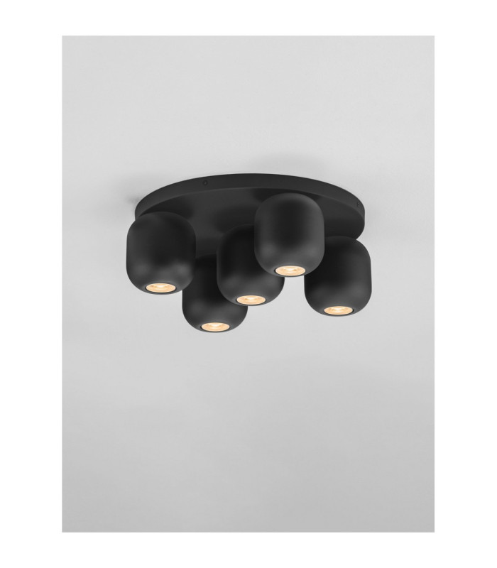 Marlin Ceiling Spotlight Clusters Sandy Black GU10 5x10W-4