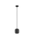 Marlin Slim Pendant Ceiling Light Sandy Black GU10 1x10W-1