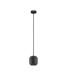 Marlin Slim Pendant Ceiling Light Sandy Black GU10 1x10W-1