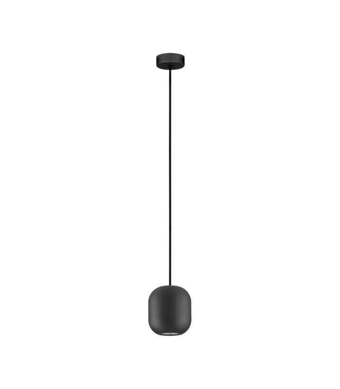 Marlin Slim Pendant Ceiling Light Sandy Black GU10 1x10W-1