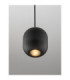 Marlin Slim Pendant Ceiling Light Sandy Black GU10 1x10W-5