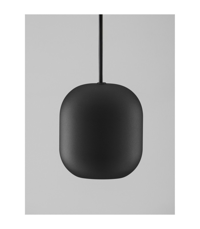 Marlin Slim Pendant Ceiling Light Sandy Black GU10 1x10W-6