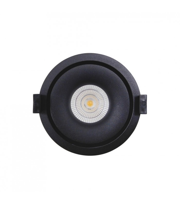LED Recessed Round Downlight, Black/Black, 25 deg. Beam Angle, 780lm, 4000K, IP20, DRIVER NOT INC. - 5