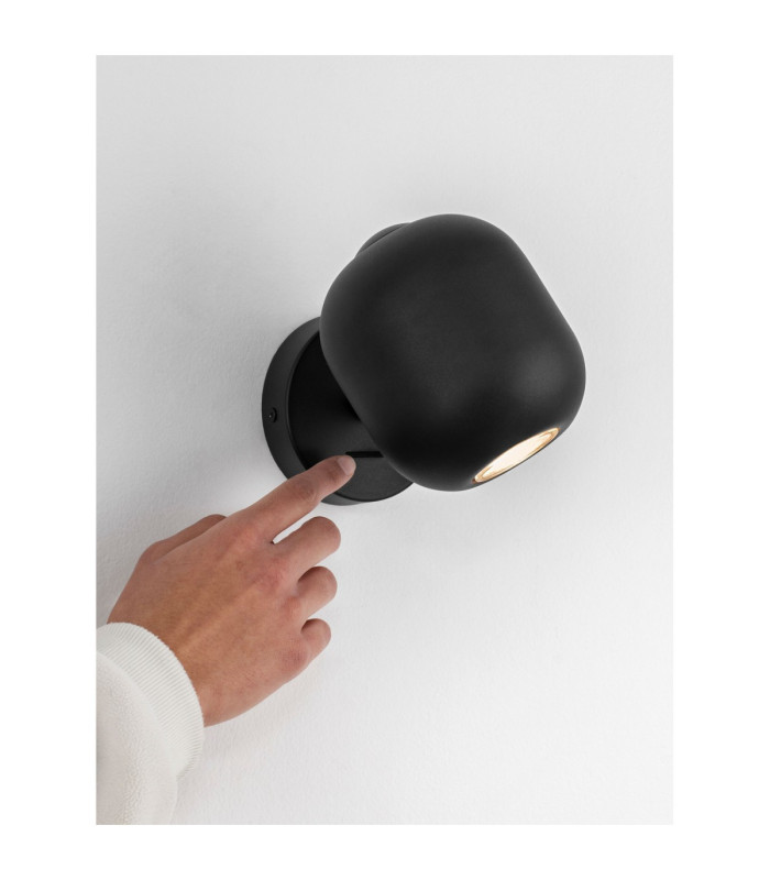 Marlin Single Spotlight Sandy Black GU10 1x10W-11