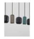 Marlin Bar Pendant Ceiling Light Sandy Black Brown Green GU10 5x10W-6