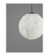 Wabi Globe Pendant Ceiling Light White E27 1x12W-7