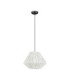 Wabi 45cm Dome Pendant Ceiling Light White E27 1x12W-1