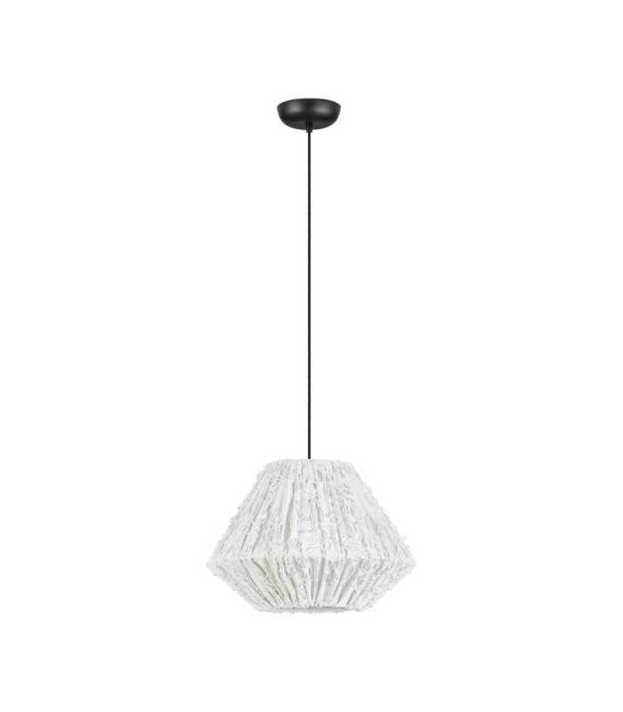 Wabi 45cm Dome Pendant Ceiling Light White E27 1x12W-1