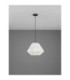 Wabi 45cm Dome Pendant Ceiling Light White E27 1x12W-3