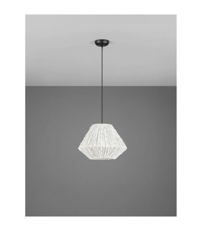 Wabi 45cm Dome Pendant Ceiling Light White E27 1x12W-3