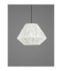 Wabi 45cm Dome Pendant Ceiling Light White E27 1x12W-7