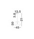 Wabi 45cm Dome Pendant Ceiling Light White E27 1x12W-8