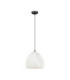Wabi 35cm Dome Pendant Ceiling Light White E27 1x12W-1