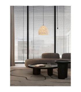 Wabi 35cm Dome Pendant Ceiling Light White E27 1x12W-2