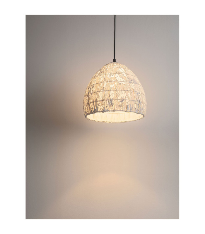 Wabi 35cm Dome Pendant Ceiling Light White E27 1x12W-5
