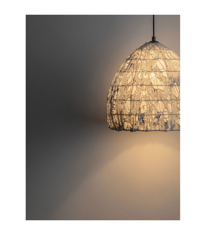 Wabi 35cm Dome Pendant Ceiling Light White E27 1x12W-6