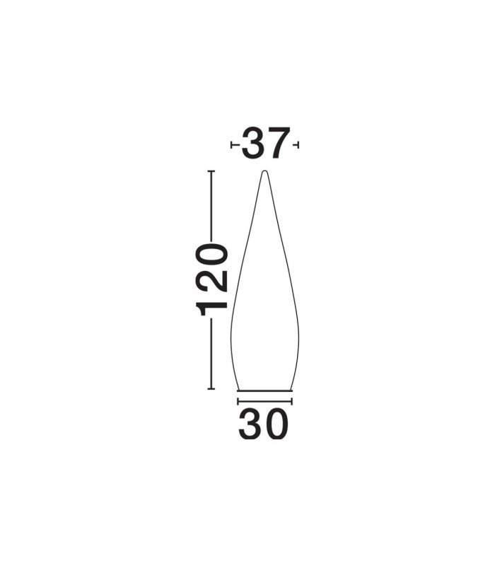 Wabi Floor Lamp White E27 1x12W-10