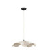 Wabi Dome Pendant Ceiling Light White Gold E27 1x12W-1