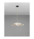 Wabi Dome Pendant Ceiling Light White Gold E27 1x12W-3