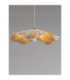 Wabi Dome Pendant Ceiling Light White Gold E27 1x12W-5